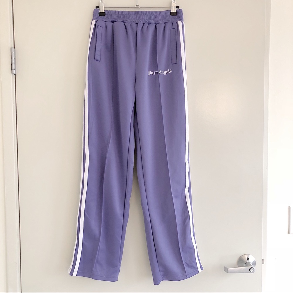 Stripes Track Pant with Zipper at Leg Opening